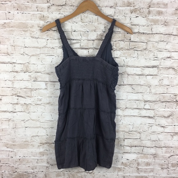 Athleta Blue Gray Crochet Cute Flowy Tank Top - Picture 5 of 5